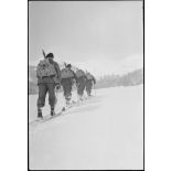 Mission de reconnaissance au centre d'entraînement en montagne du Lioran.