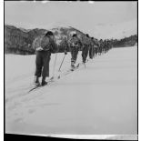 Mission de ravitaillement au centre d'entraînement en montagne du Lioran.