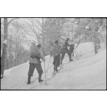 Mission de ravitaillement au centre d'entraînement en montagne du Lioran.