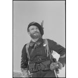 Portrait d'un sergent, éclaireur-skieur du 30e BCP.