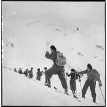Mission de reconnaissance au centre d'entraînement en montagne du Lioran.