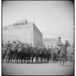 Séance d'équitation à l'école d'application du Service de santé des troupes coloniales.