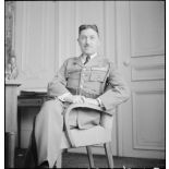 Portrait du général de division Odilon Picquendar (ou Piquendar selon les sources), chef d'état-major de l'armée de terre de juillet 1940 à l'été 1942.