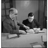 Inauguration du centre de rééducation des aveugles de guerre à Marseille.