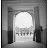 La montée de couleurs.