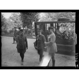 Neuilly-sur-Seine. Hôpital américain. Monsieur Justin Godart à la cérémonie pour la nomination du nouveau médecin-chef. [légende d'origine]