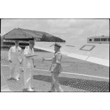 Le général Cogny, le général de Linarès et le général Gracey.