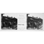 Valmy. Soldats de la division marocaine au cantonnement. Cliché L[ieutenan]t Bullier, octobre 1915. [légende d'origine]