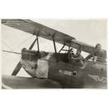 [Avion d'exercice Biplan Nieuport au parc d'aviation de Valdahon en 1934].