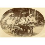 Un déjeuner. [légende d'origine]