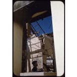 1957 Palat, ferme Cloître incendiée, Janvier. [légende d'origine]