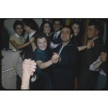 [Soirée au mess du 3/12e RD à Dominique-Luciani, à droite : le sous-lieutenant Wdowick].