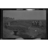 10-1915. Gouy Servins. L'abri fini. [légende d'origine]