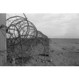 Passage d'un poste contrôle (check-point) italien.