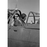 Le maréchal Erwin Rommel à bord d'un Junkers ju-87 du Stukageschwader 3.