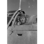 Le maréchal Erwin Rommel à bord d'un Junkers ju-87 du Stukageschwader 3.