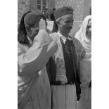 Rommel visite l'oasis de Siwa, rencontre avec les autorités locales.