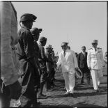 Monsieur Lacoste et les mineurs des Houillères du sud-oranais.