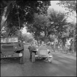 Le capitaine Diluccio du 1er Spahis de retour d'opération.