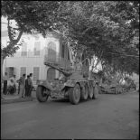 Les EBR du 2e escadron du 1er Spahis de retour à Médéa