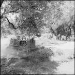 Des bulldozers du 106e régiment du génie (RG) en action.