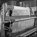 Vue d'un métier à tisser.