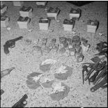 Matériel saisi par le 3e régiment de parachutistes coloniaux (RPC).