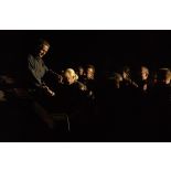 Frank Dubosc pendant son spectacle au centre culturel de Mitrovica.