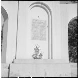 Monument commémorant la rencontre préparative au débarquement de novembre 1942 en Afrique du nord.
