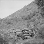 Camion GMC accidenté.