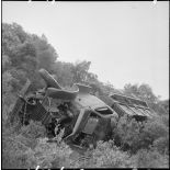 Camion GMC accidenté.