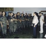 Visite au régiment d'infanterie de marine du Pacifique - Polynésie. [Description en cours]