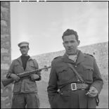 Le général Mohammed Bellounis au poste de commandement (PC).