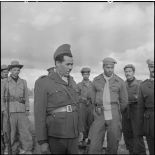 Le général Mohammed Bellounis au poste de commandement (PC).