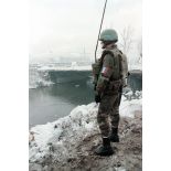 Surveillance du pont de Vrbanja à Sarajevo.