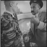 Visite de la chanteuse Dalida en Algérie.