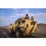 VAB sur la route d'Hafar al Batin.