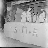 	Spectacle des scouts algériens (SMA) devant la mairie de Tebessa.