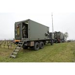 Camion de liaison satellitaire d'une section SAMP/T Mamba lors de l'exercice Nawas 2012.