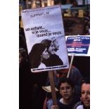 Décembre 1995. Paris 11e. Manifestation des femmes.