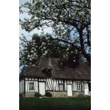 Beaumont-le-Hareng (76). Maison traditionnelle.