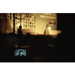 07 juin 1994. Créteil (94). Elections européennes. Meeting du Parti Socialiste au Palais des Sports.