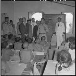 Visite de l'école de Sidi-Ghalem.