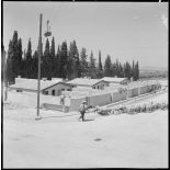 Centre de regroupement de Baudens. Vue d'ensemble des pavillons côté est.