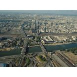 Paris 13e et Paris 12e. Vue générale.