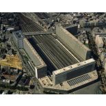 Paris 15e. Maine Montparnasse. Vue d'ensemble de la gare Montparnasse.