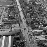 La Courneuve (93). Avenue Paul Vaillant Couturier. Vue vers le sud.
