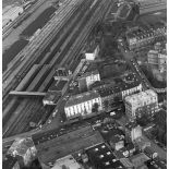 Pantin (93). Gare de Pantin. Vue vers l'est.