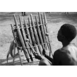 République centrafricaine, environs de Bangui. Tam-tam, 1942.
