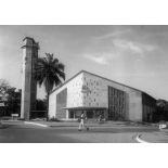 République de Côte d'Ivoire, Bouaké, 1962. La Cathédrale.